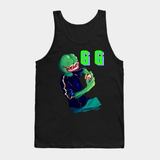 Pepe the frog, GG, gaming and chilling Tank Top